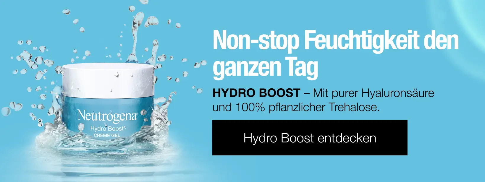 Hydro Boost - Mit pure Hylaronsäure und 100% pflanzlicher Trehalose